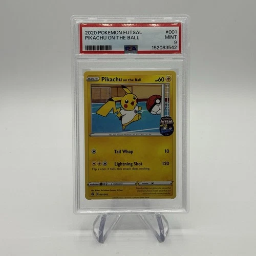 New ListingPikachu On The Ball PSA 9 #001 Futsal Promo Mint Graded Card