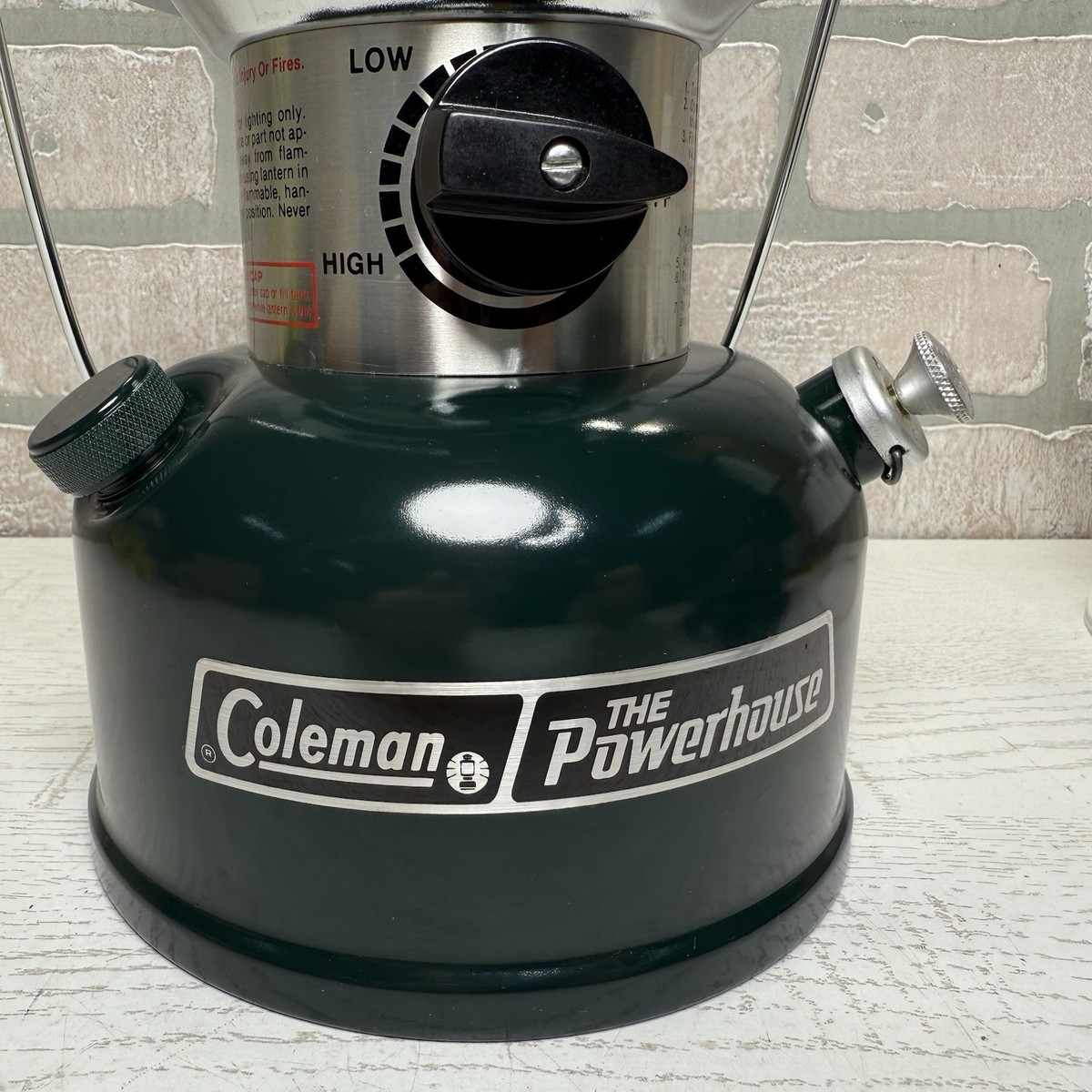 Vintage 1986 Coleman Powerhouse 2 Mantle Lantern Model 290