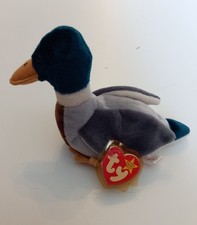 Ty Beanie Baby Original  Jake The Mallard Duck Retired Tagged Good condition