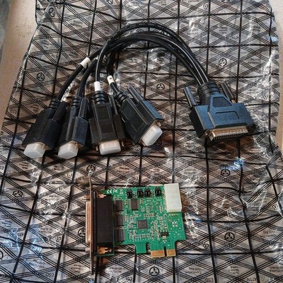 StarTech.com PEX4S953LP 4-Port PCI Express RS232 Serial Adapter Card - 16950 UAR