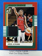 2025 #27 Ariel Atkins Panini Donruss WNBA Memorabilia Red Jersey Series  Sky