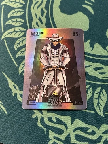 Wyatt Langford BANGFORD Silver Steel Foil Bo Jackson Battle Arena 2026 Edition