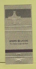Matchbook Cover - Sperry Univac 30 Strike