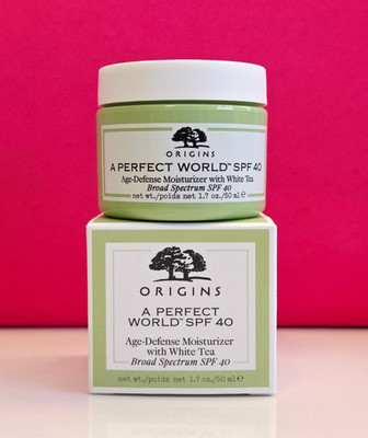 Origins A Perfect World SPF 40 Age-Defense Moisturizer White Tea SPF 40 1.7oz