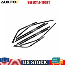 Chrome Delete Blackout Overlay For 2011-23 Chrysler 300 Window Trim Black 8-80x Chrome Delete Blackout Overlay For 2011-23 Chrysler 300 Window Trim Black 8-80x