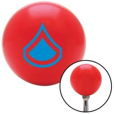 Blue Private First Class Red Shift Knob w/ M16x1.5 Insert Shifter Auto Manual
