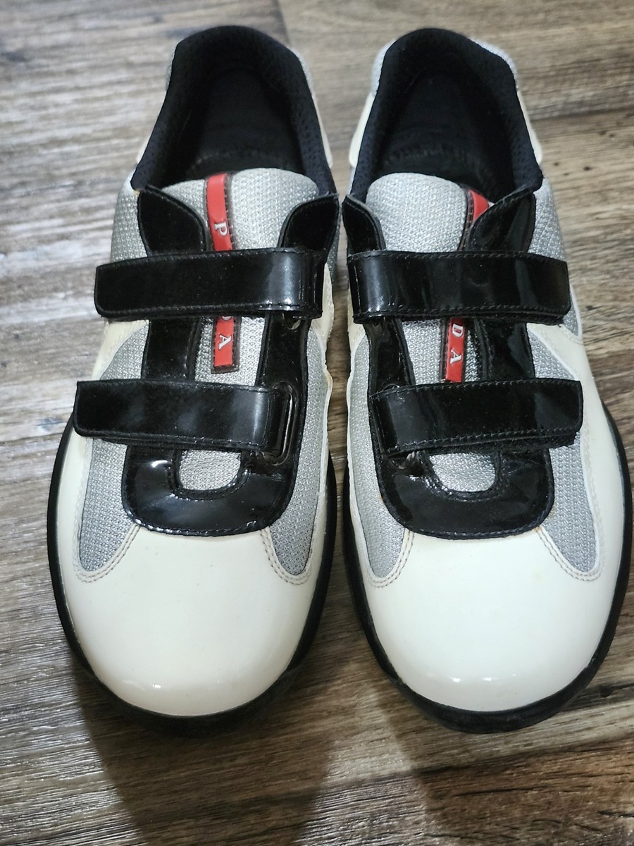 Prada Linea Rossa Americas Cup 4P 0723 White Patent Silver  display picture 1