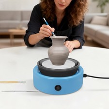 Mini Pottery Wheel Machine For Beginners Adult With Foot Pedal Adjustable Speed