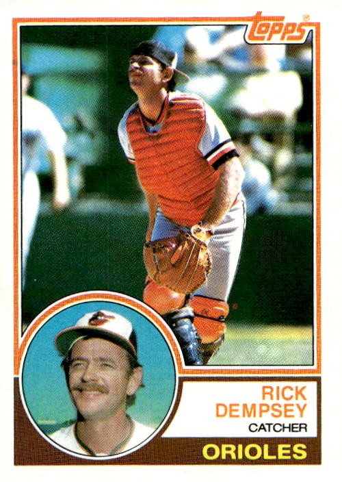 Rick Dempsey 1983 Topps Baseball - #138 - Baltimore Orioles