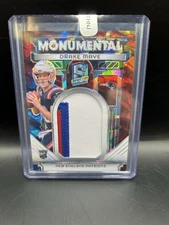 2024 Panini Spectra 3 Color Patriots QB 🔥 Mint Drake Maye #MM-DME Astral 21/40
