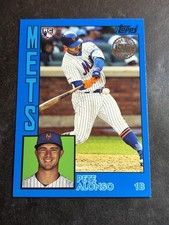 2019 Topps Pete Alonso #84-11 - 1984 Insert Blue Parallel SP RC