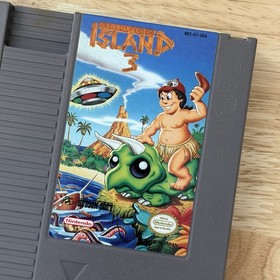Adventure Island 3 In Box Nintendo NES Manual Missing Front Cover See Photos