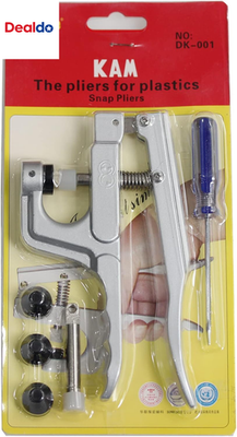 #ad #ad 1 Set KAM Snap Pliers Hand Held Pliers Kit for Snaps No Sew Button Snap Fastener $33.28