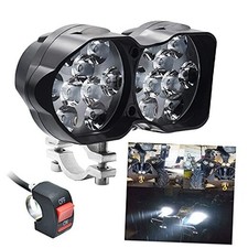 Motorcycle Driving Lights DC9-85V 3000LM Super Bright 18SMD Chips LED