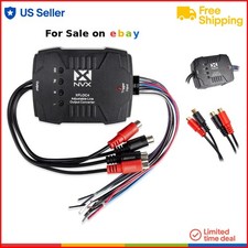 4-Channel Line Output Converter Car Stereo RCA Digital Noise Filter Amplifier