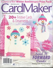 CARD MAKER MAGAZINE 20 FESTIVE CARDS ORNAMENTS WINTER, 2015 VOL. 11 4