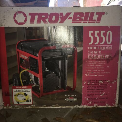 Troy Bilt 5550 Watt Portable Gas Generator 8550 starting watts 10HP PICKUP ONLY