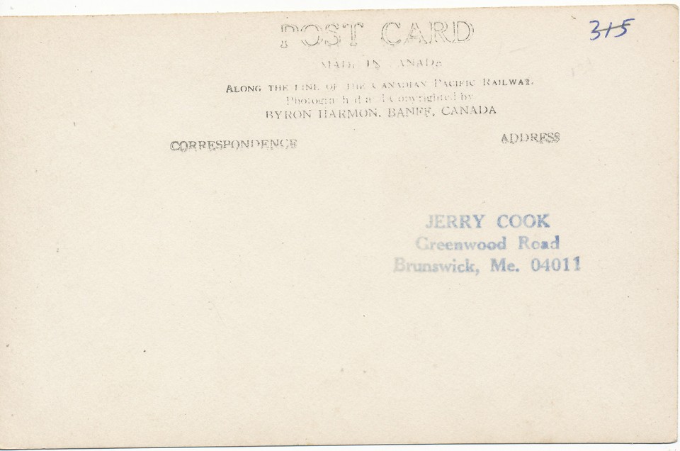 PC11856 Mt Rundle. Banff. Byron Harmon. No 57 | eBay