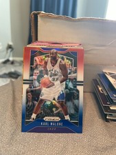 2019-20 Panini Prizm Prizms Red White and Blue #19 Karl Malone JAZZ!