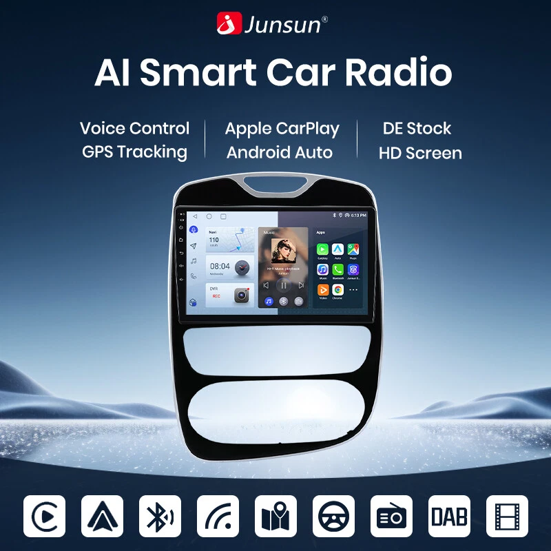 Für Renault Clio 4 2017-2019 32G Android 13 Autoradio CarPlay GPS Navi RDS BT - Bild 2 von 4