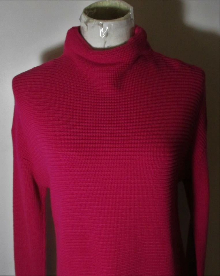 MICHAEL KORS 品红模拟领毛衣 S 码 — 第 2/4 张图片