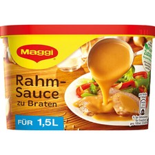 Maggi Rahm Sauce zu Braten ideal zu Schnitzel...