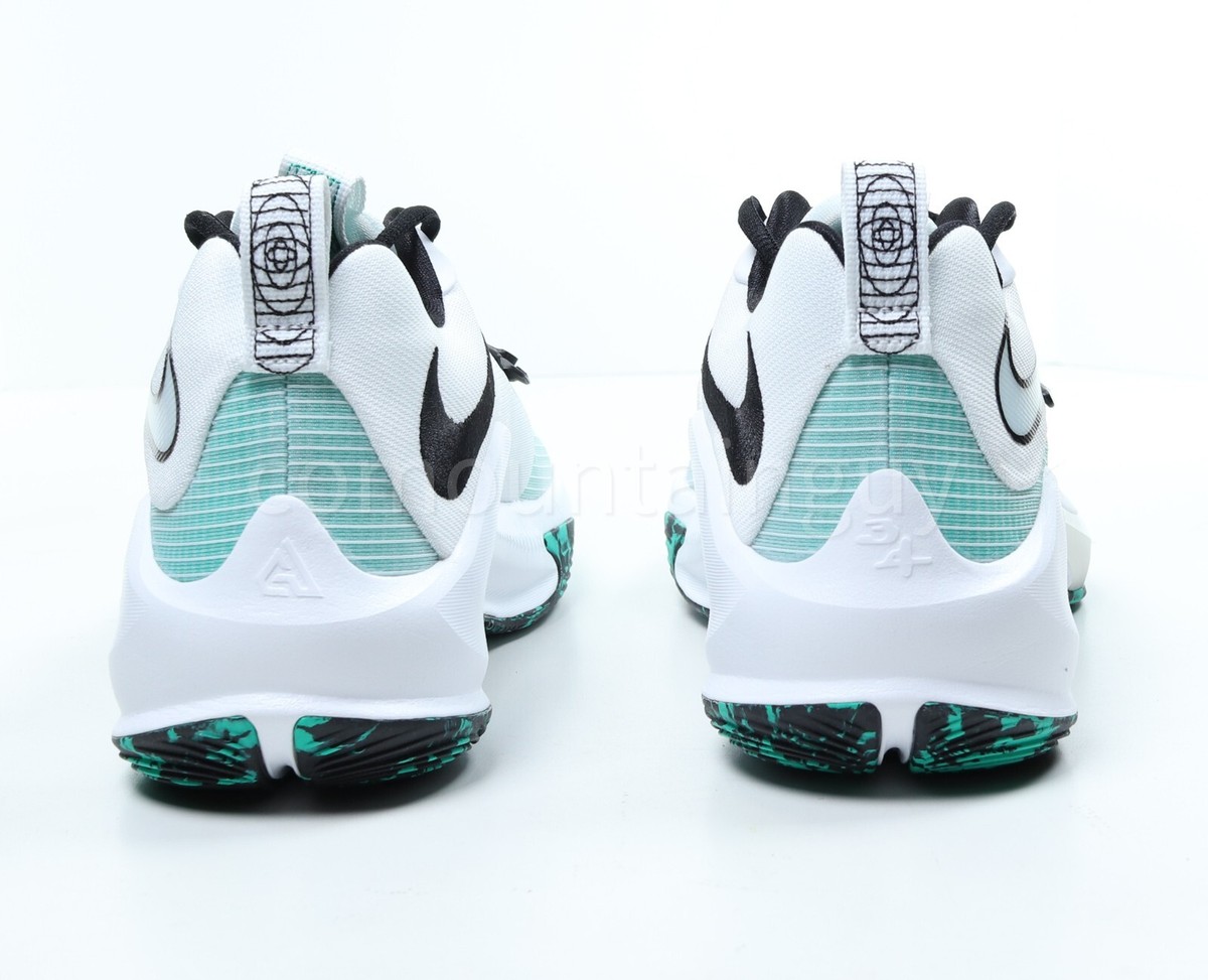 Nike Zoom Freak 3 White/Black-Clear Emerald DA0694-101 men's Nike Zoom Freak 3 White/Black-Clear Emerald DA0694-101 men's