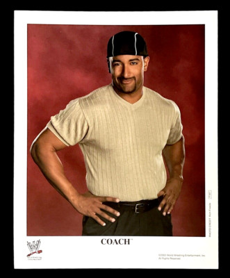 WWE THE COACH P-847 OFFICIAL LICENSED ORIGINAL 8X10 PROMO PHOTO FROM 2003 RARE