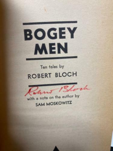 Bogey Herren von Robert Bloch (Erstdruck) signiert - Bild 2 von 2