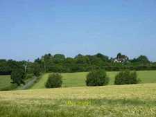Photo 6x4 Fields near to Astwood Manor Farm The timber framed property is c2017