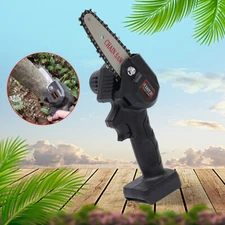 4" 24V Electric Cordless Chain Saw Small Mini Hand-held Chainsaw Battery Powered