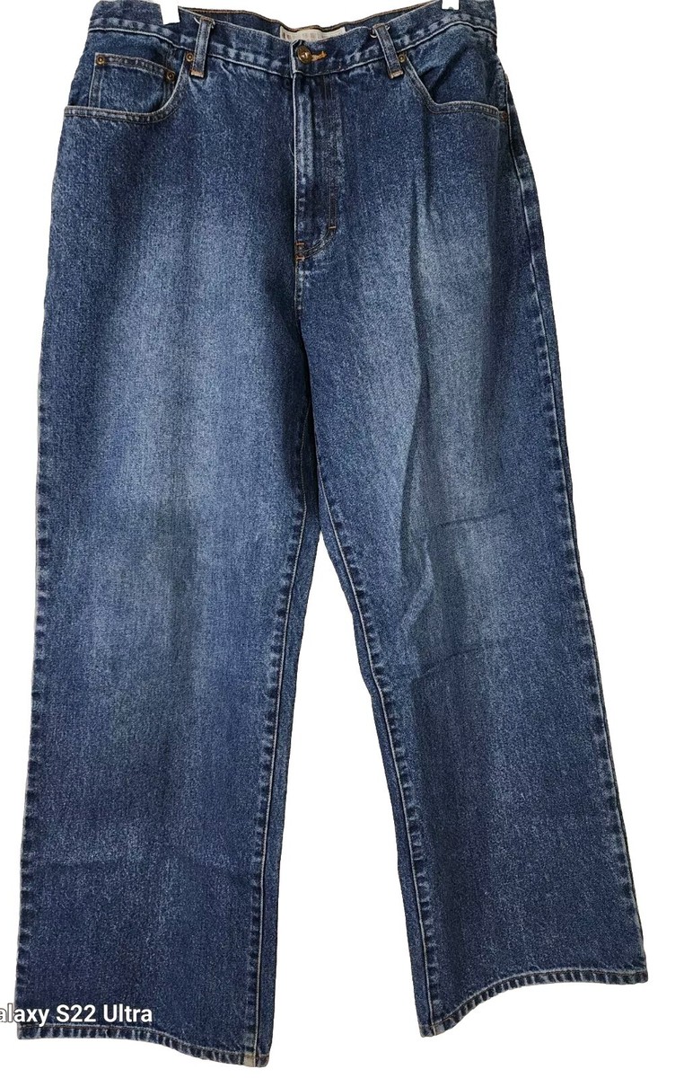 Men's Bullhead 33x32 Pipes II baggy 100% cotton wide leg