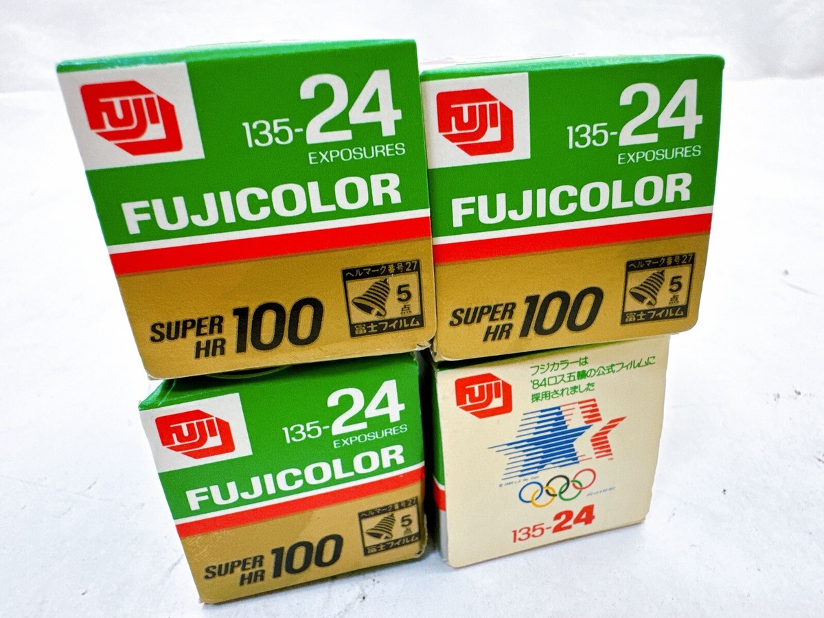 FUJI FUJICOLOR DX SUPER HR 100 Color Film 135-24 Expired (4-Pack