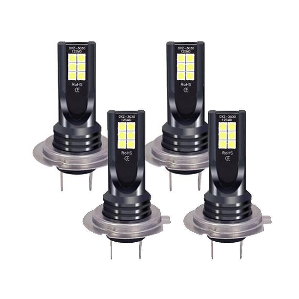 For Mercedes Benz W124 1985-1993 - 6X 6000K Combo LED Headlight Fog Light Bulbs - Image 2 of 4