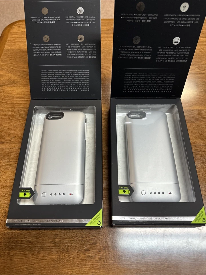 2 PACK Mophie Juice Pack Helium Air Battery Case iPhone 5 5s & SE (1st Gen Only) - Image 3 of 4