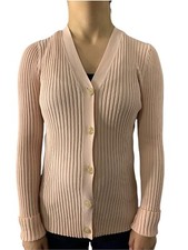 Ann Taylor Womens M Soft Pink Knit Cardigan Sweater NWT