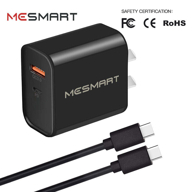 For iPad Pro Air iPhone 15 Pro Max Plus Fast USB+Type C Wall Charger Cable Cord