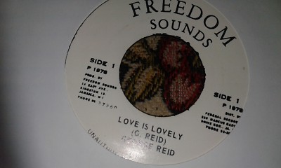 George Reid , Love Is Lovely , 7'' Freedom Sounds Label