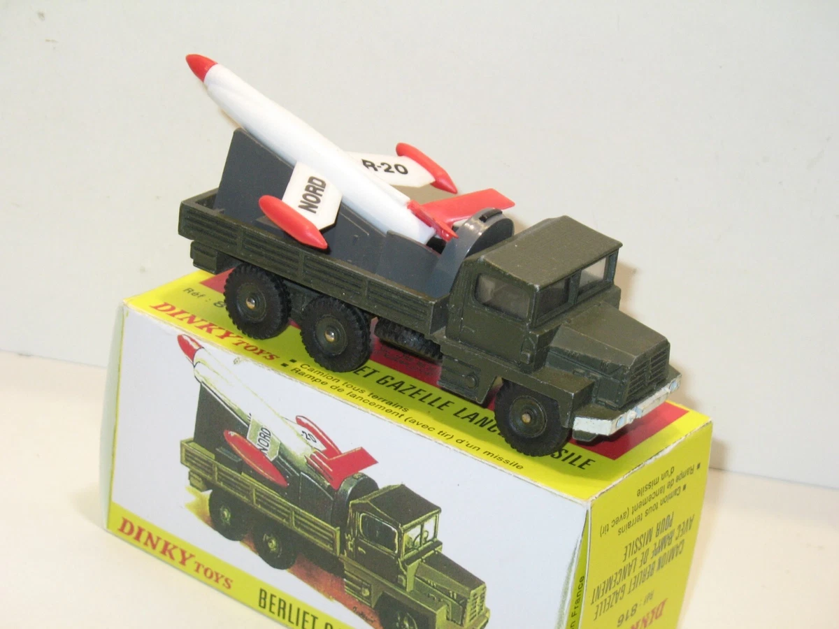 Camion Militaire Dinky Toys Berliet - Tous Terrains - état Correct (peinture Abîmée)