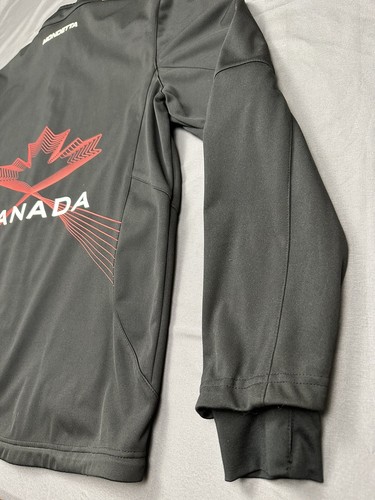 Mondetta Jacket Mens Medium CANADA Graphic Print Maple Leaf Full Zip Sweater NEW - Picture 11 of 19