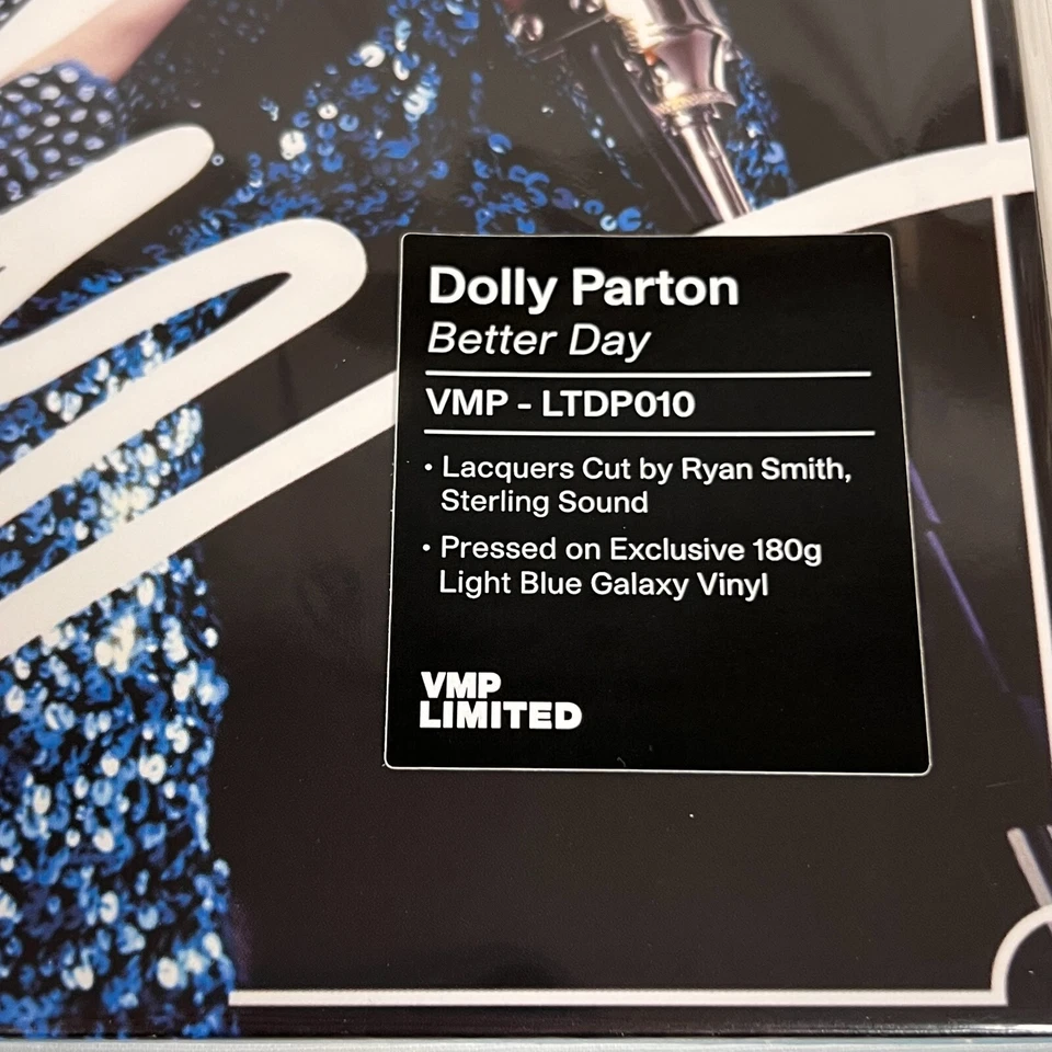 Dolly Parton - Better Day (VMP Blue Colour Vinyl Me Please) | LP Vinyl Record - Image 3 of 4
