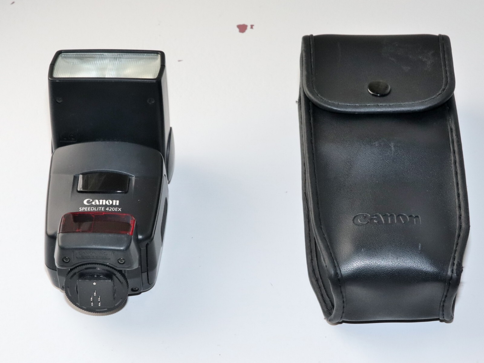 Canon Speedlite 420EX Flash Shoe Mount Flash with Case eBay
