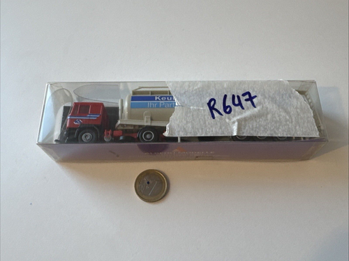 R647 Albedo MAN F90 Tanksattelzug Keunecke Spedition Partner Silotransporte 1:87 - Bild 4 von 8