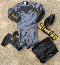 Boys Youth Sz Medium 8 10 Ultimate Batman Bat Man Halloween Costume 4 Piece