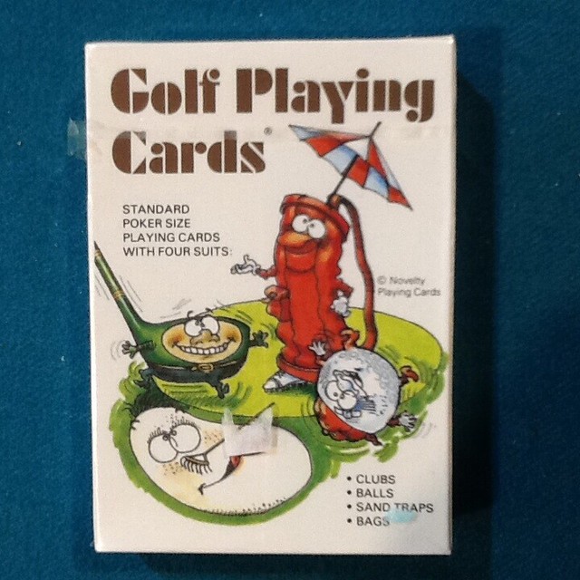 GOLF NOVELTY PLAYING CARDS SEALED NEW 1993 eBay