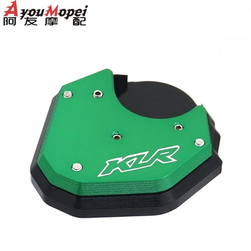 CNC Kickstand Side Stand Enlarge Enlarge Pad For Kawasaki KLR 650 2008-2023 - Picture 5 of 11