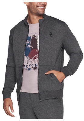 Skechers Hoodless Hoodie GOwalk Everywhere Sweatjacke Herren M3JA195 917 grau