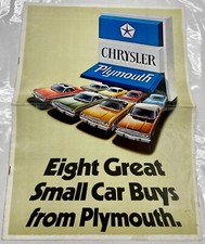 1974 Chrysler-Plymouth Valiant & Duster and 1986 Plymouth Voyager Sales Brochure
