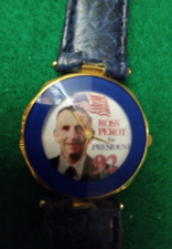 Vintage Ross Perot for President 92 wrist watch - Untested - American Flag