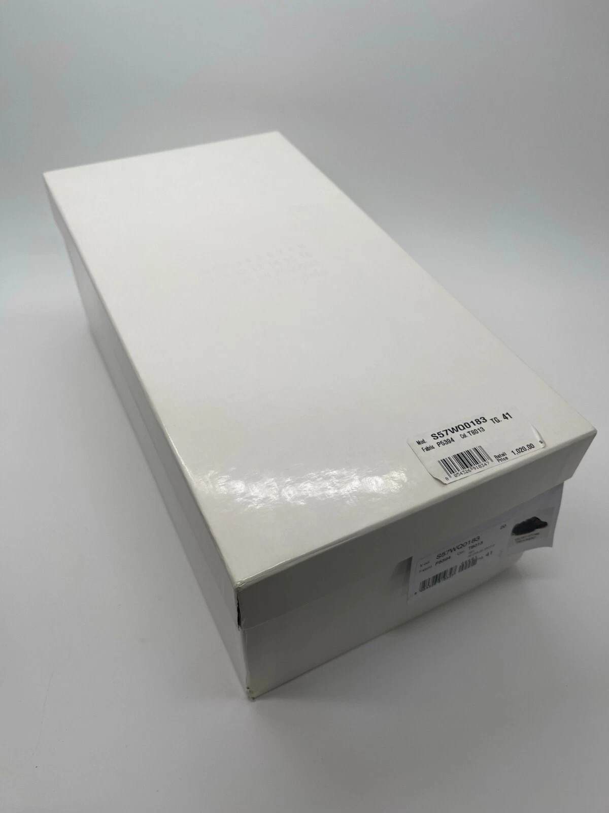 MAISON MARGIELA Derby in velluto nero velluto lavato con pietra pre distressed $1020